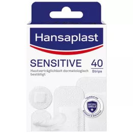 HANSAPLAST Sensitive plastre hypoallergene strips, 40 stk