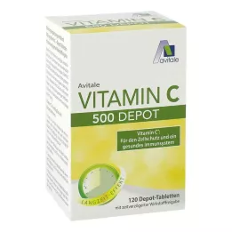 VITAMIN C 500 mg depottabletter, 120 kapsler