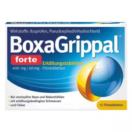 BOXAGRIPPAL forte cold stick. 400 mg/60 mg FTA, 12 stk
