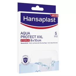 HANSAPLAST Aqua Protect steril sårbandage 8x10 cm, 5 stk