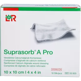 SUPRASORB A Pro Calcium Alginate Compr.10x10 cm, 10 stk
