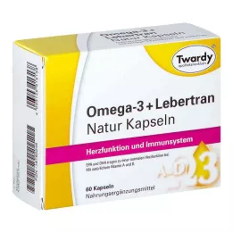 OMEGA-3+Lebertran Naturlige Kapsler, 60 Kapsler