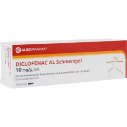 DICLOFENAC AL Smertegel 10 mg/g, 120 g