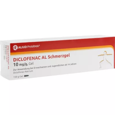 DICLOFENAC AL Smertegel 10 mg/g, 150 g