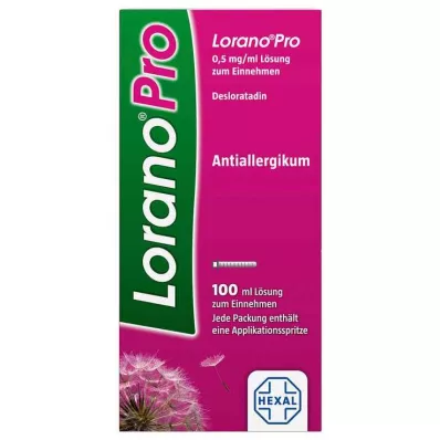 LORANOPRO 0,5 mg/ml oral opløsning, 100 ml