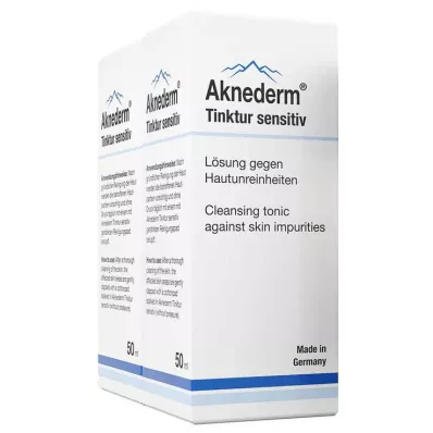 AKNEDERM Tinktur følsom, 2X50 ml