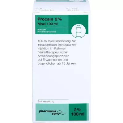 PROCAIN pharmarissano 2% Maxi Inj.-Lsg.Fla.100 ml, 100 ml