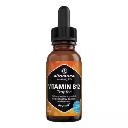 VITAMIN B12 100 µg veganske højdosisdråber, 50 ml