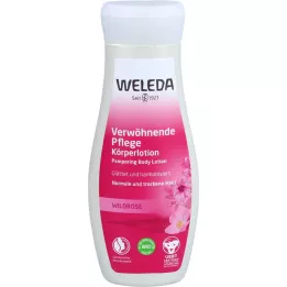 WELEDA Wild rose pampering care body lotion, 200 ml