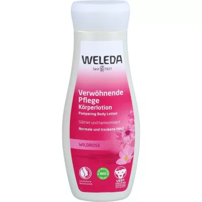 WELEDA Wild rose pampering care body lotion, 200 ml