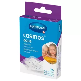 COSMOS aqua gipsbånd 3 størrelser, 20 stk