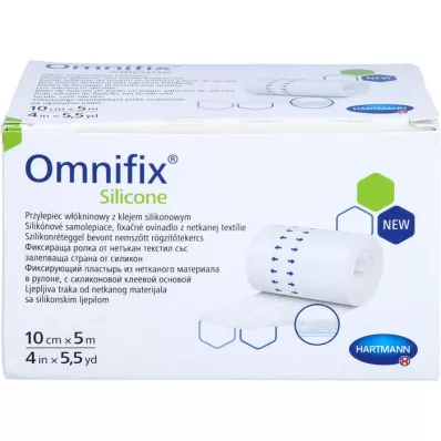 OMNIFIX silikonefikseringsfleece 10 cmx5 m, 1 stk