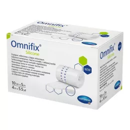 OMNIFIX silikonefikseringsfleece 10 cmx5 m, 1 stk