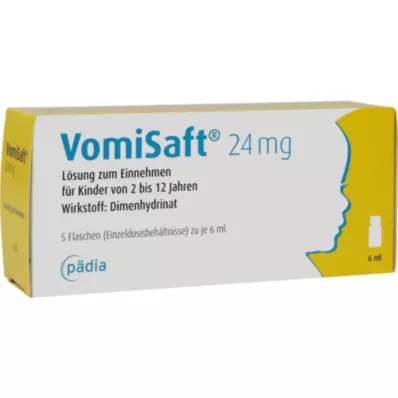 VOMISAFT 24 mg oral opløsning, 5X6 ml