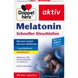 DOPPELHERZ Melatonin-tabletter, 40 stk