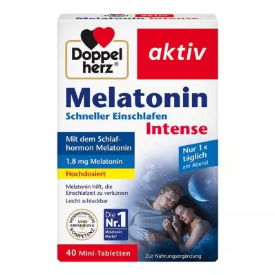 DOPPELHERZ Melatonin-tabletter, 40 stk