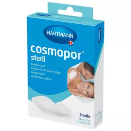 COSMOPOR Steril sårforbinding 5x7,2 cm OTC, 5 stk