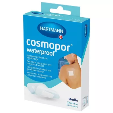 cosmopor® vandtæt 7,2 cm x 5 cm steril, 5 stk