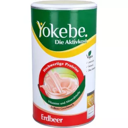 YOKEBE Jordbær laktosefri NF2 pulver, 500 g