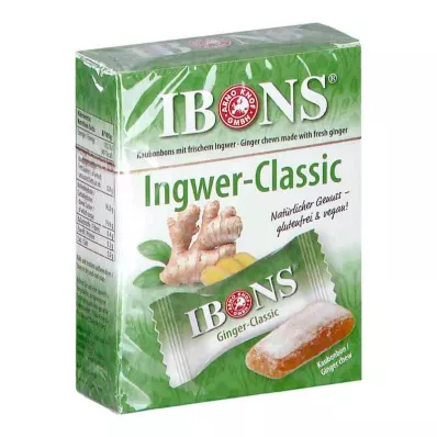 IBONS Ginger Classic Box chewy slik, 60 g