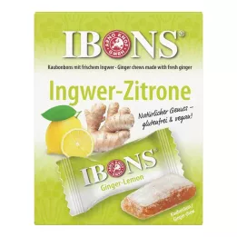 IBONS Ingefær-citron-bolsjer, 60 g