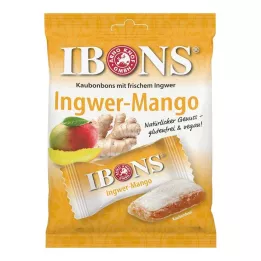 IBONS Ingefær Mango Chewy slikpose, 92 g