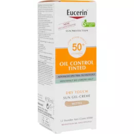 EUCERIN Sun Oil Control tonet creme LSF 50+ handske, 50 ml
