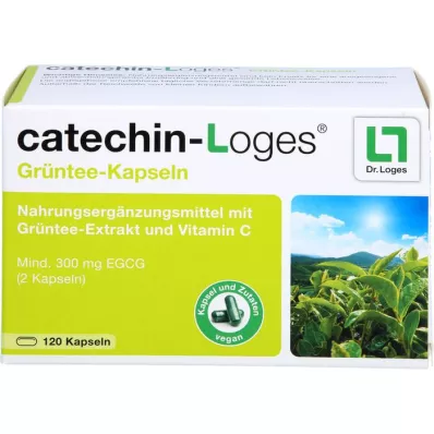 CATECHIN-Loges grøn te-kapsler, 120 kapsler