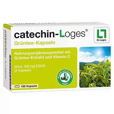 CATECHIN-Loges grøn te-kapsler, 120 kapsler