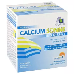 CALCIUM SONNE 500 direkte portionspinde, 60 stk