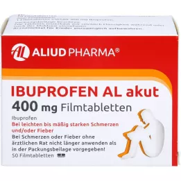 IBUPROFEN AL akut 400 mg filmovertrukne tabletter, 50 stk