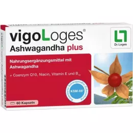VIGOLOGES Ashwagandha plus-kapsler, 60 kapsler