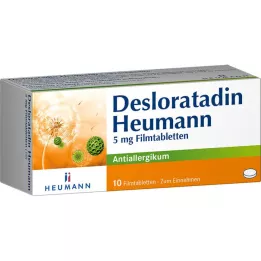 DESLORATADIN Heumann 5 mg filmovertrukne tabletter, 10 stk