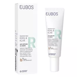 EUBOS KÜHL &amp; KLAR Anti-rødme CC Creme LSF 50, 30 ml