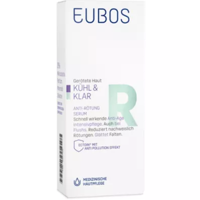 EUBOS KÜHL &amp; KLAR Anti-rødme-serum, 30 ml