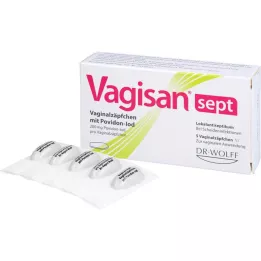 VAGISAN sept vaginale suppositorier med povidon-jod, 5 stk