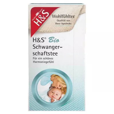 H&amp;S Økologisk Graviditetste Filterpose, 20X2 g