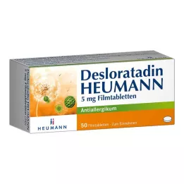 DESLORATADIN Heumann 5 mg filmovertrukne tabletter, 50 stk