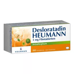 DESLORATADIN Heumann 5 mg filmovertrukne tabletter, 100 stk