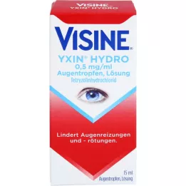VISINE Yxin Hydro 0,5 mg/ml øjendråber, 15 ml
