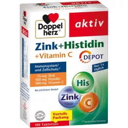 DOPPELHERZ Zink+Histidin Depot Tabletter aktiv, 100 stk