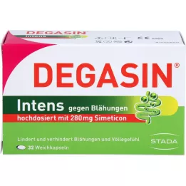 DEGASIN intens 280 mg bløde kapsler, 32 stk