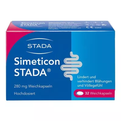SIMETICON STADA 280 mg bløde kapsler, 32 stk