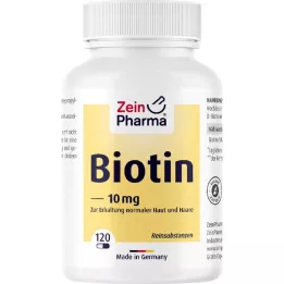 BIOTIN 10 mg kapsler med høj dosis, 120 stk