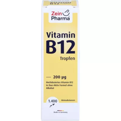 VITAMIN B12 200 μg dråber til oral brug, 50 ml