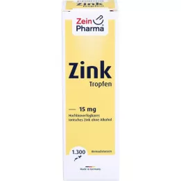 ZINK TROPFEN 15 mg ioniseret, 50 ml