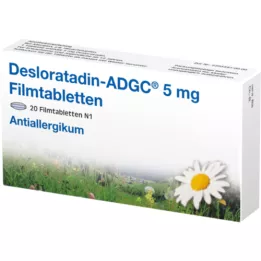 DESLORATADIN ADGC 5 mg filmovertrukne tabletter, 20 stk