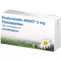 DESLORATADIN ADGC 5 mg filmovertrukne tabletter, 50 stk