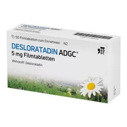 DESLORATADIN ADGC 5 mg filmovertrukne tabletter, 50 stk