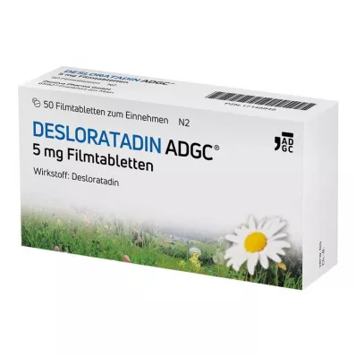 Desloratadin-ADGC 5 mg filmovertrukne tabletter, 50 stk